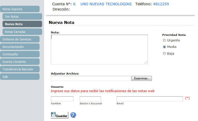 Notas Web